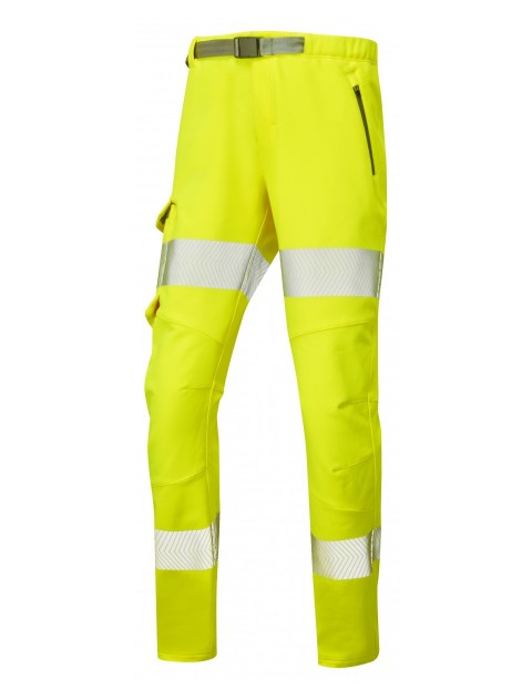 Leo Starcross Women's Stretch Work Trouser Yellow High Visibility